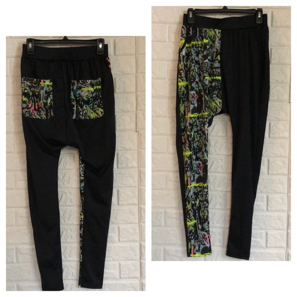 Balera Dance graffiti Harem hip hop pants